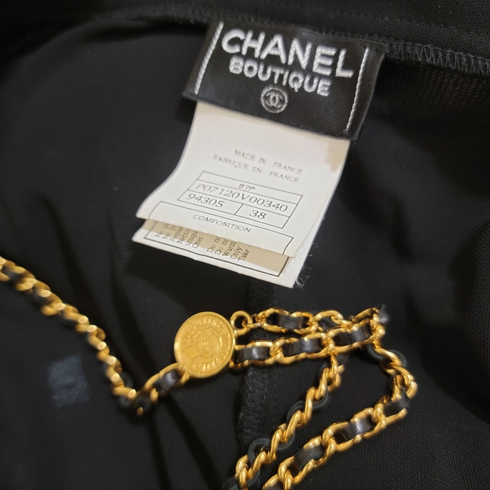 Rare Chanel Spring 1997 Chain Pants sz 38/XS - Picture 5 of 8